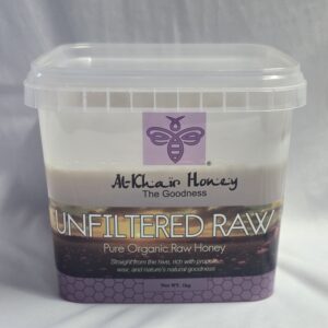 Unfiltered Raw Honey, 1kg Tub